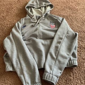 Cropped USA Soccer Nike Hoodie